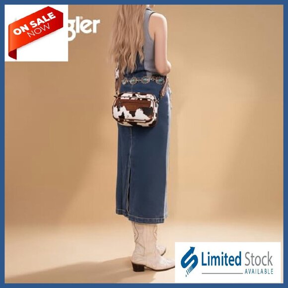 Vegan Leather Crossbody Bag with Multiple Pockets & Adjustable Strap - Picture 3 of 8